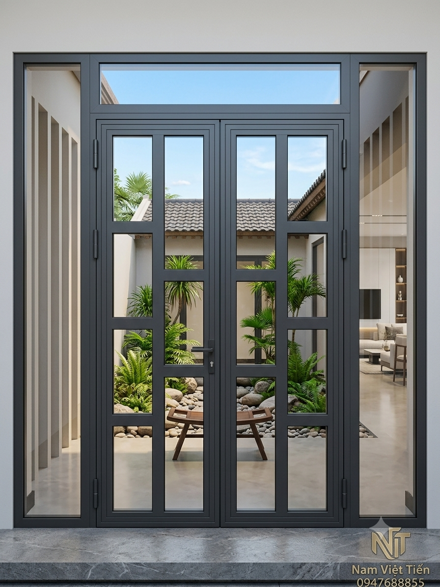 cửa nhôm xingfa kính cường lực cửa nhôm xingfa kính cường lực