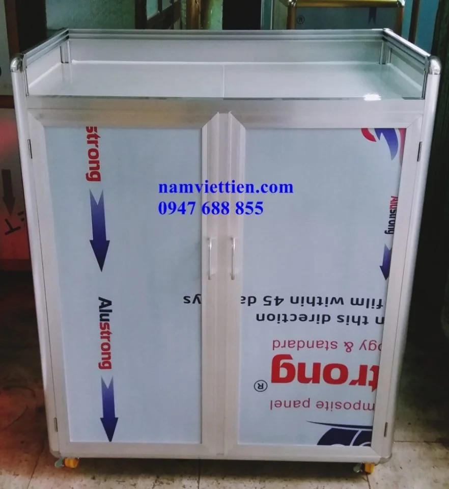 học làm cửa nhôm kính giá đựng chén bát