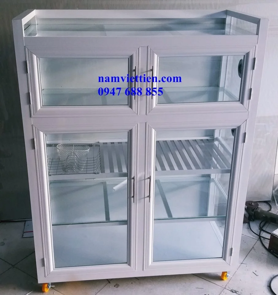 tủ kiếng giá rẻ tủ kính khung nhôm