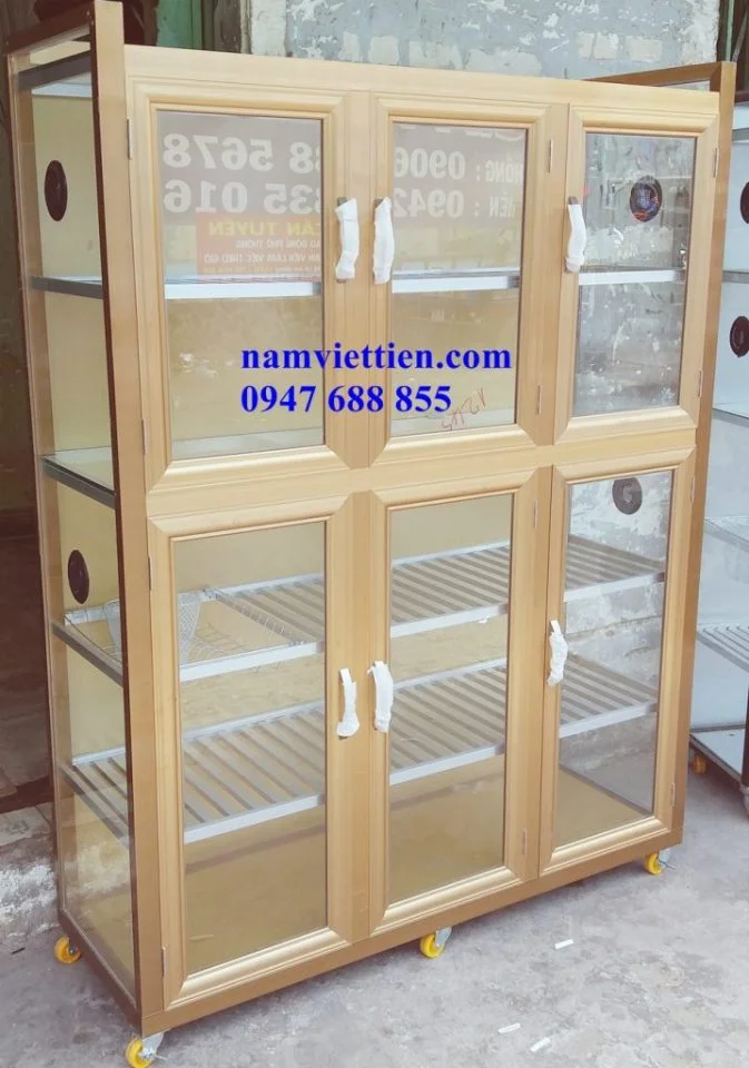 tủ bếp nhôm kính hiện đại tủ nhôm kính giá rẻ