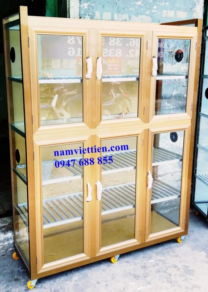 Tủ chén nhôm cao cấp tphcm