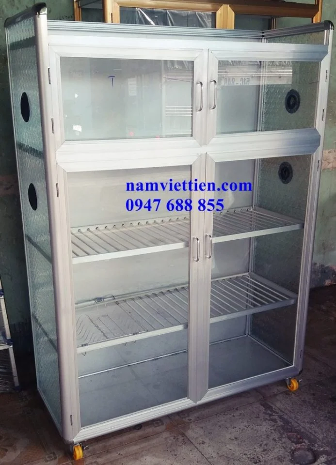 Tủ chén bát cao cấp nhôm kính Tủ chén bát cao cấp nhôm kính