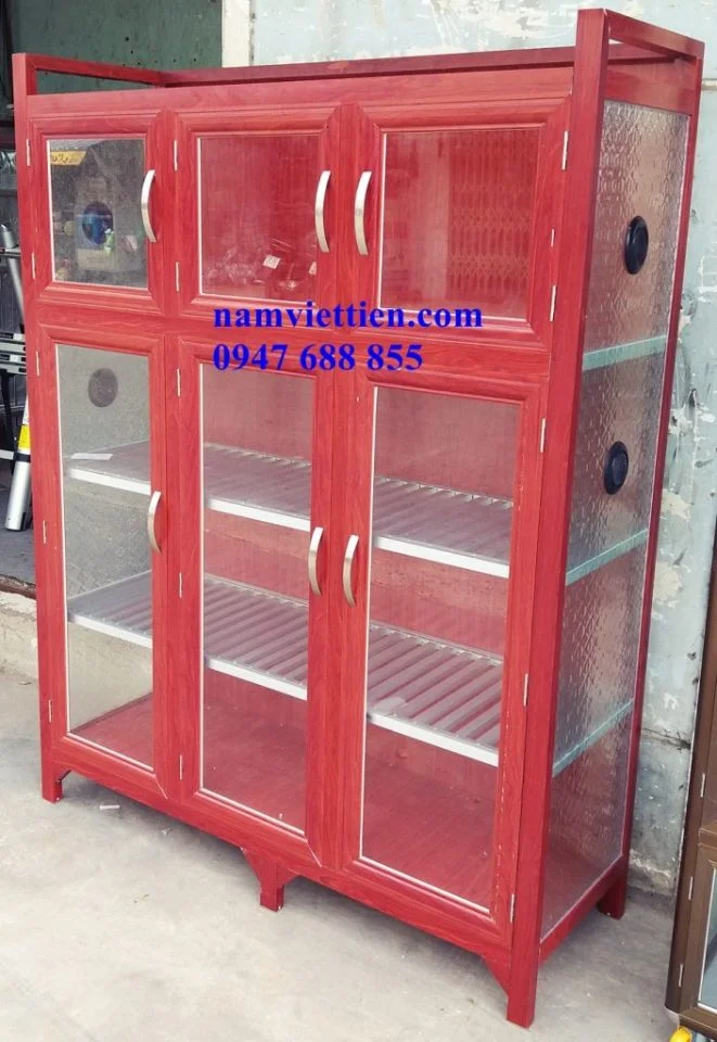 tủ nhôm treo tường kệ bếp nhôm giá rẻ