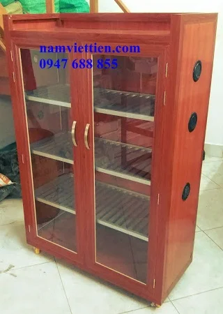 tủ bếp nhôm kính hiện đại chạn bếp nhôm kính