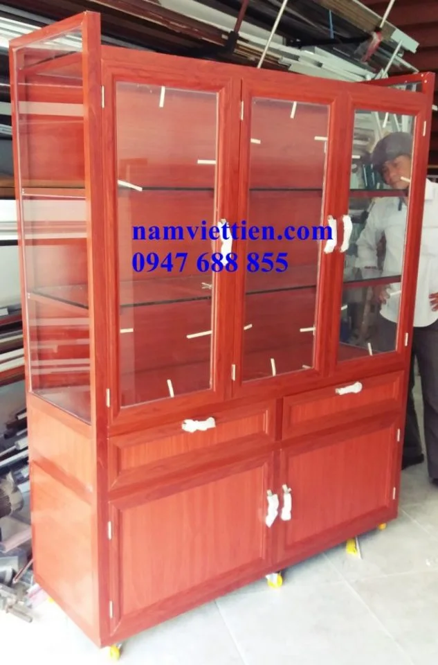 Tủ chén nhôm cao cấp Tủ chén nhôm cao cấp