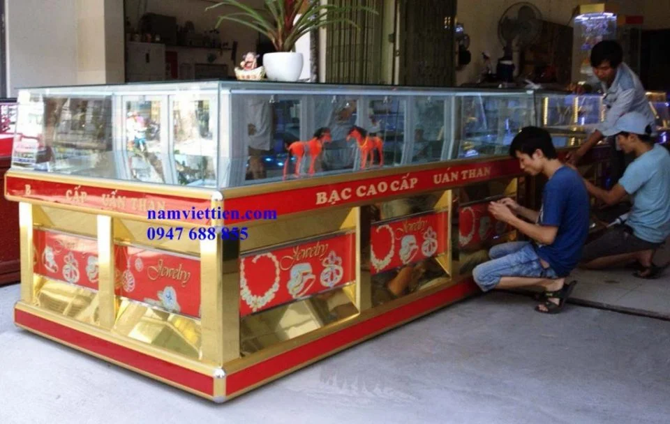 Tủ bán vàng bạc đá quý Tủ bán vàng bạc đá quý