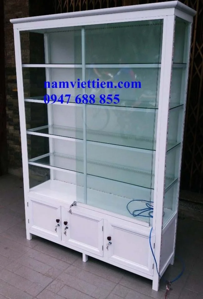 Tủ mỹ phẩm bằng nhôm kính