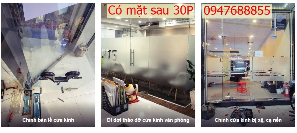sửa cửa kính tại nhà sửa cửa kính giá rẻ