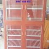 tủ kệ bếp nhôm kính