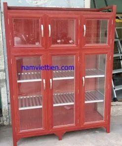 thanh lý tủ bếp nhôm kính