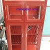 tủ chạn bát nhôm kính