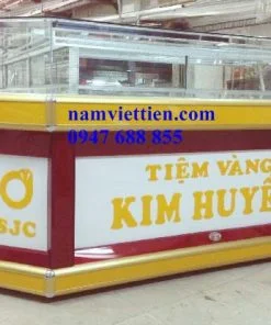 thanh lý tủ bán vàng nhôm kính