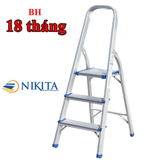 Thang nhôm ghế tay vịn Nikita AL-03 giá rẻ