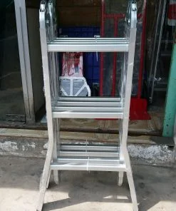 thang nhôm gấp 4 khúc chữ m giá rẻ