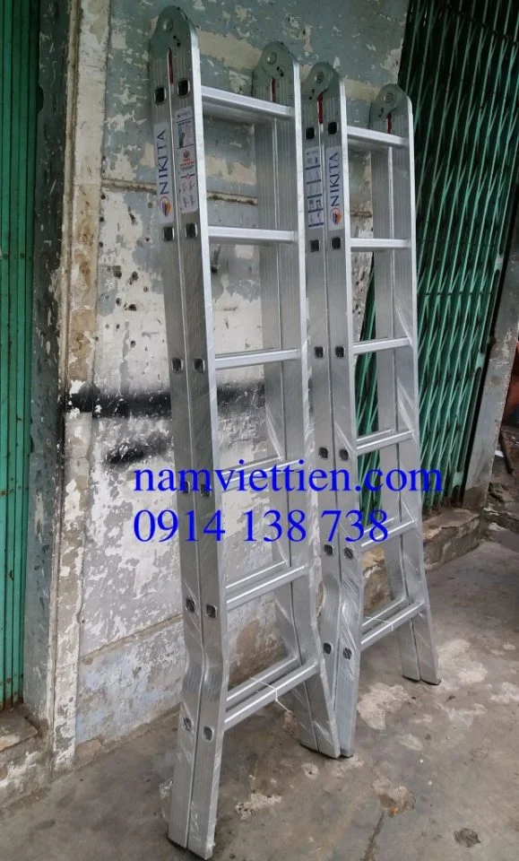 Thang nhôm khóa tự động Nikita Nika20 cao 2m