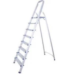 Thang nhôm ghế gấp tay vịn Nikita AL08 giá rẻ