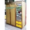 Tủ áo nhôm kính cửa lùa trượt