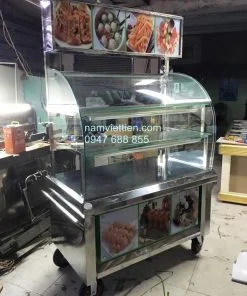 tủ inox bán cơm cao cấp